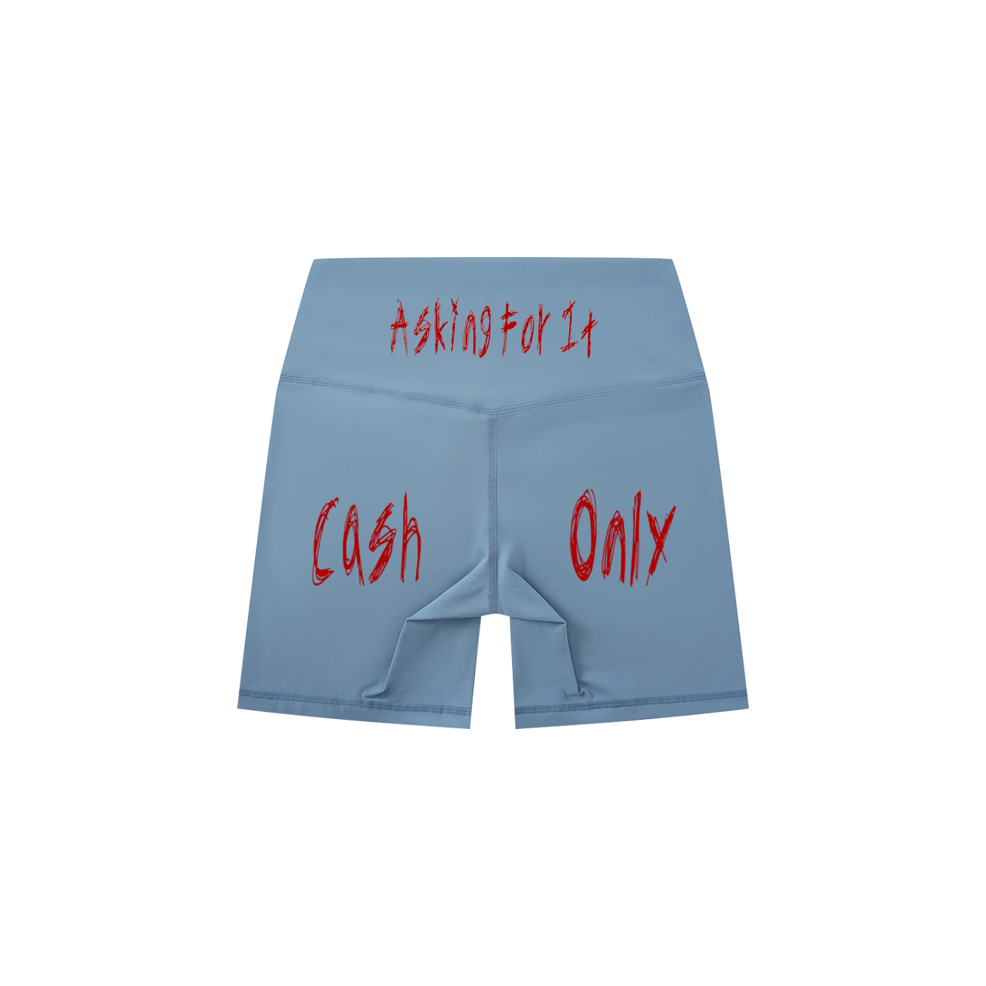 Askin4it Women's High-Waisted Biker Shorts