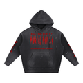 Asking4It Vintage Washed Frayed Hoodie