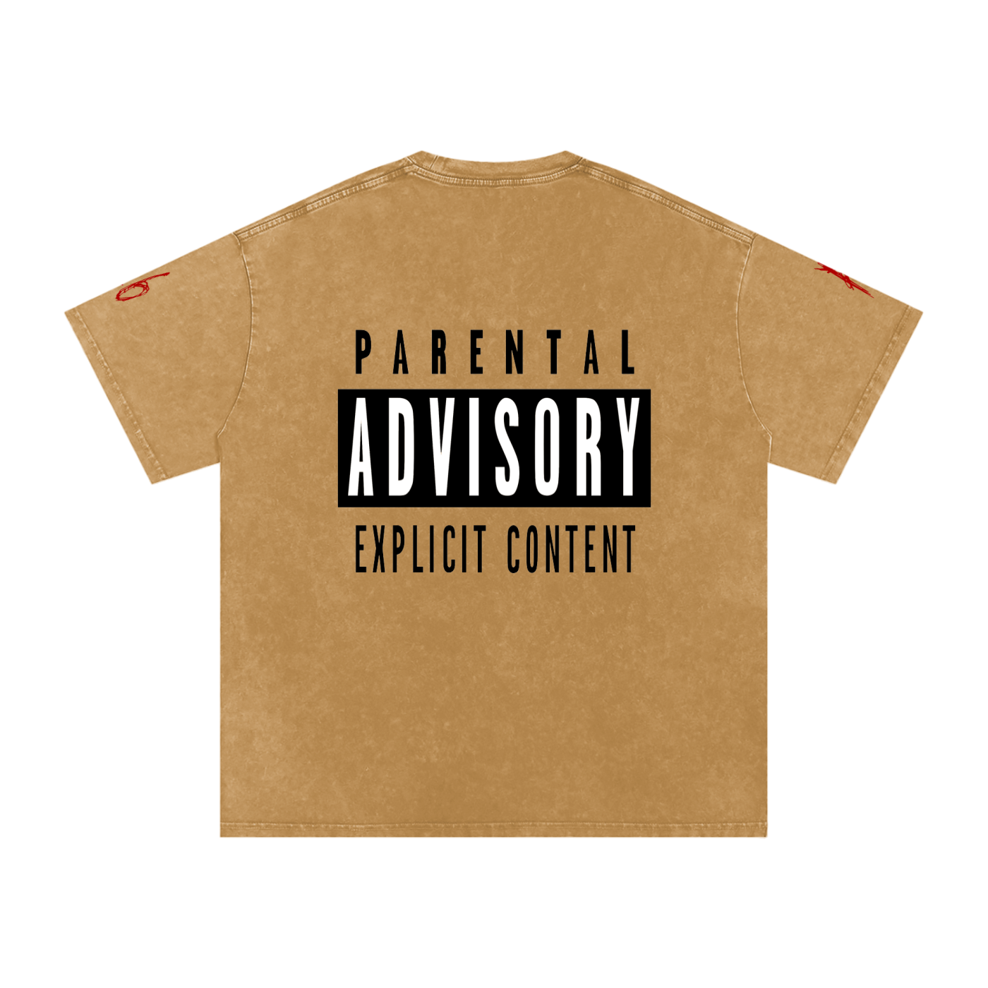 Asking4It Snow Washed Oversized Cotton T-Shirt