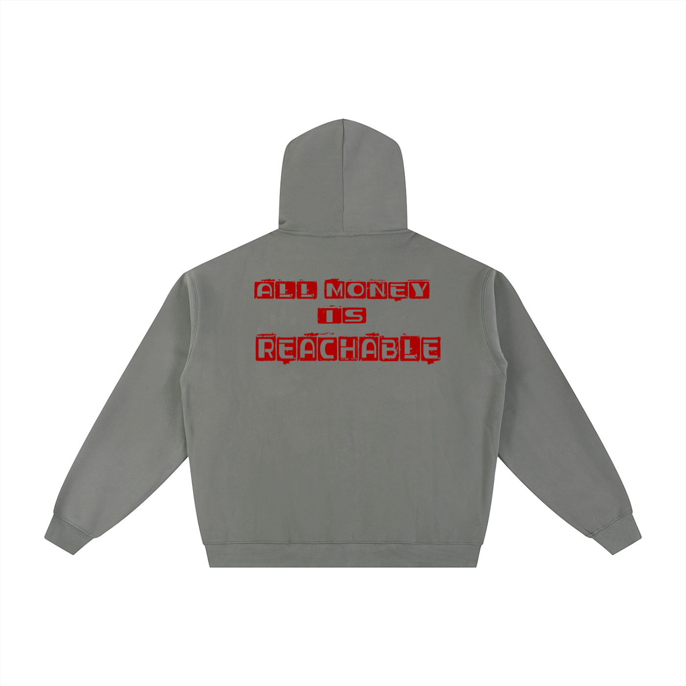 AMIR Essential Fleece Zip-Through Hoodie