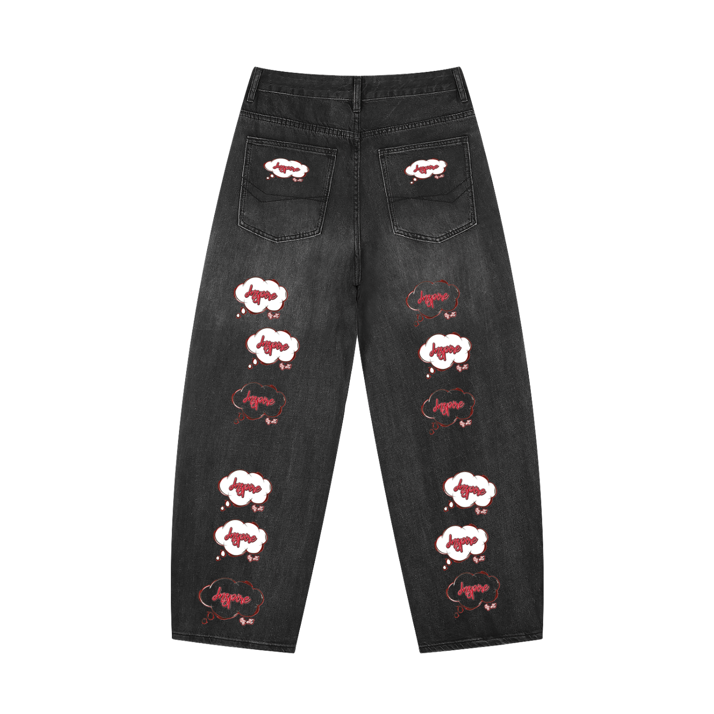 Men's Sunfade Vintage Wash Barrel Leg Jeans