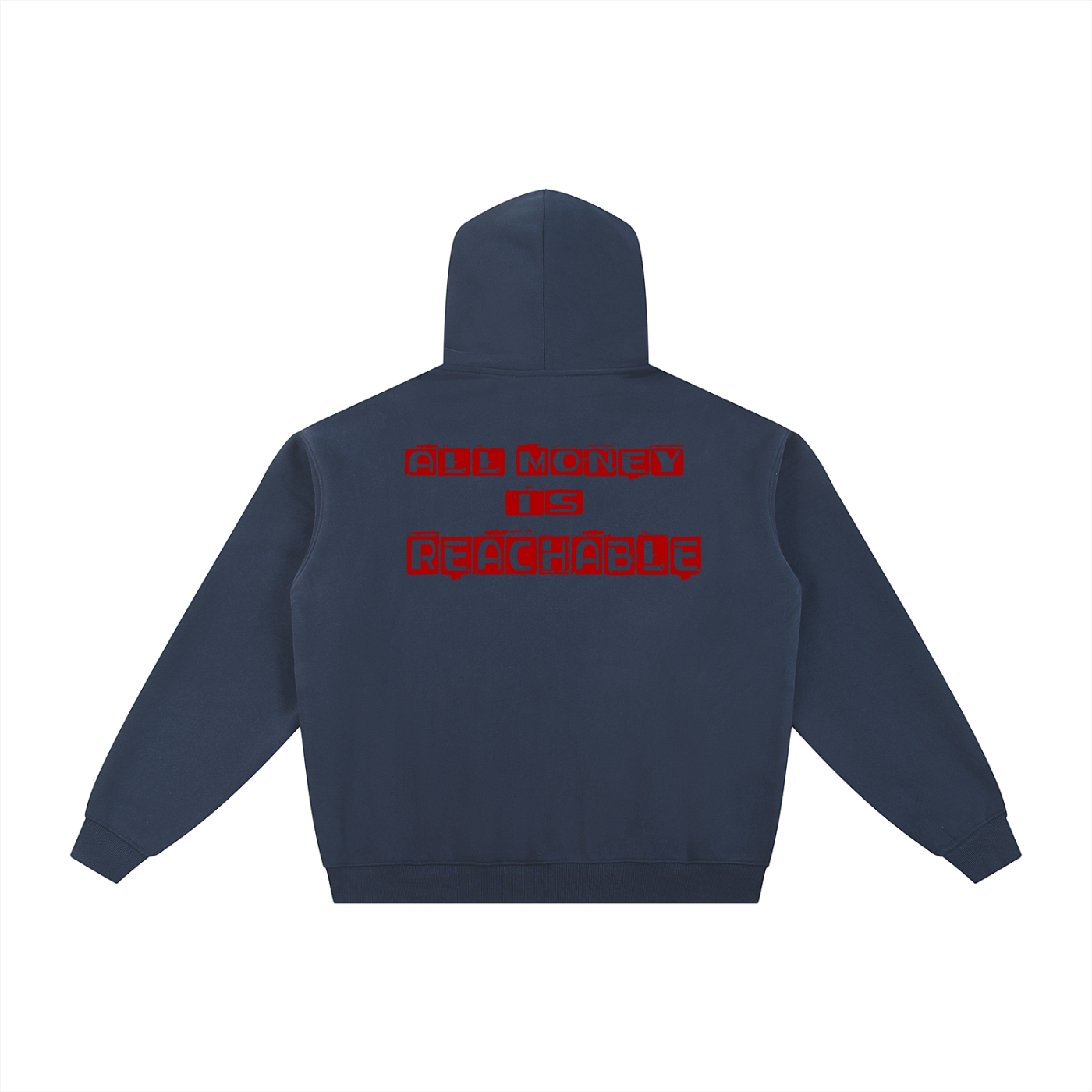 AMIR Essential Fleece Zip-Through Hoodie