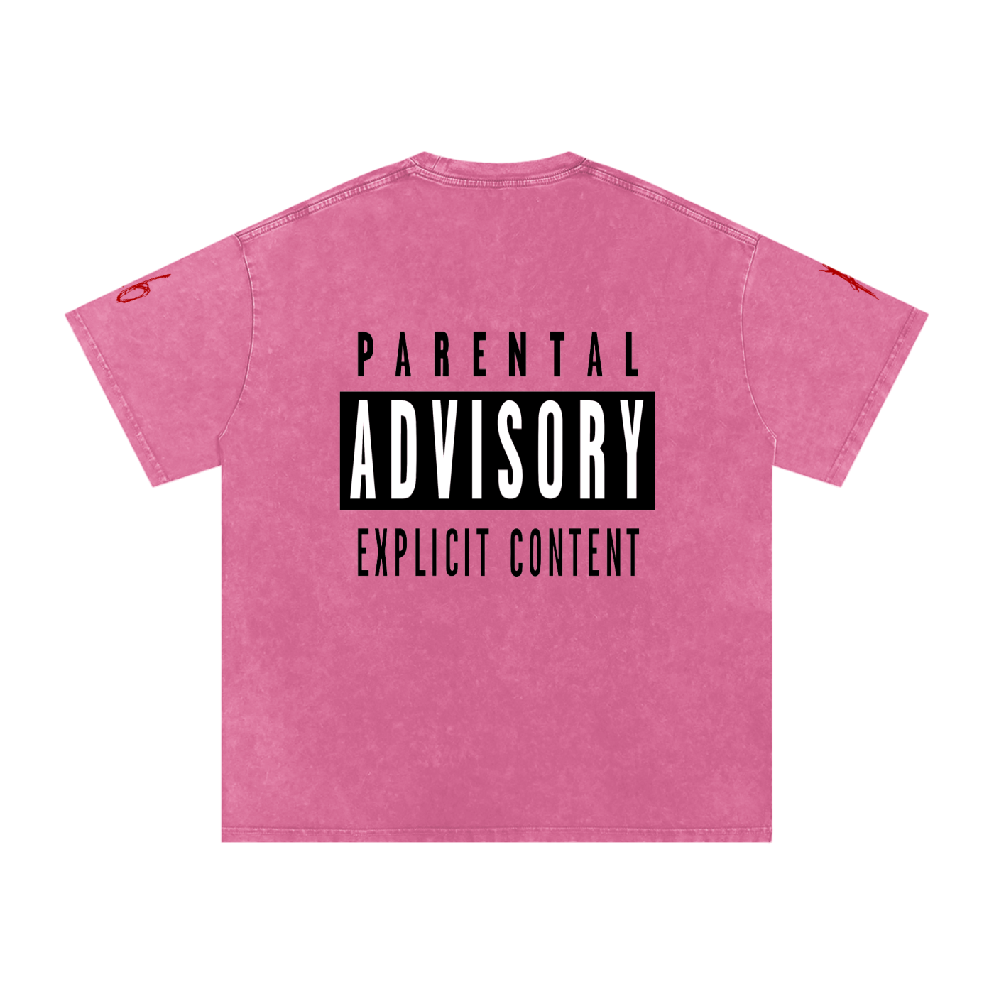 Asking4It Snow Washed Oversized Cotton T-Shirt
