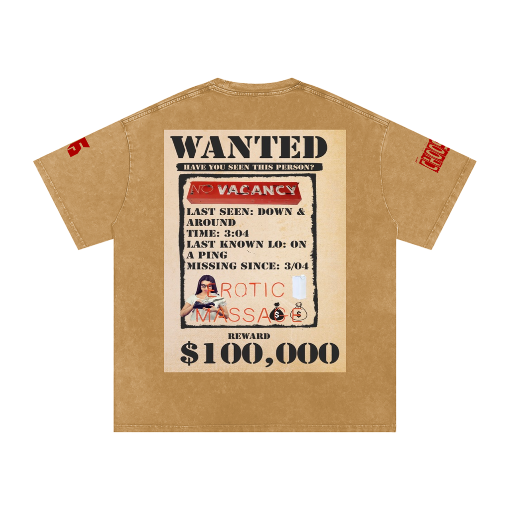 WANTED Oversized Cotton T-Shirt