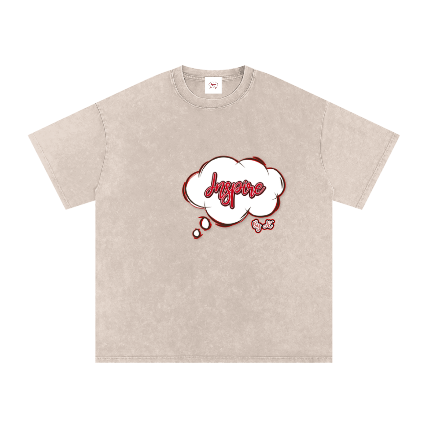 Inspire Snow Washed Oversized Cotton T-Shirt