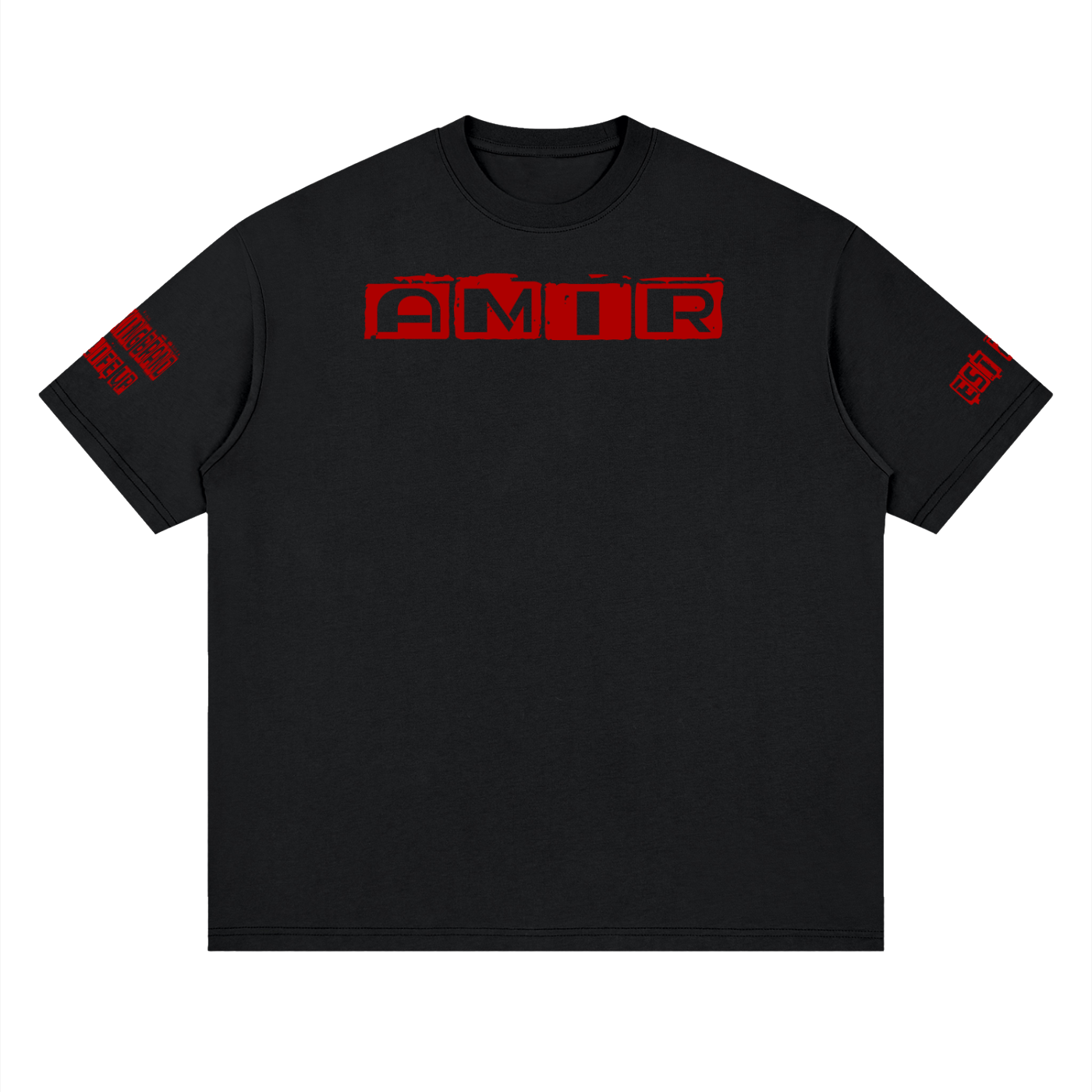 AMIR Streetwear Loose Drop Shoulder T-Shirt