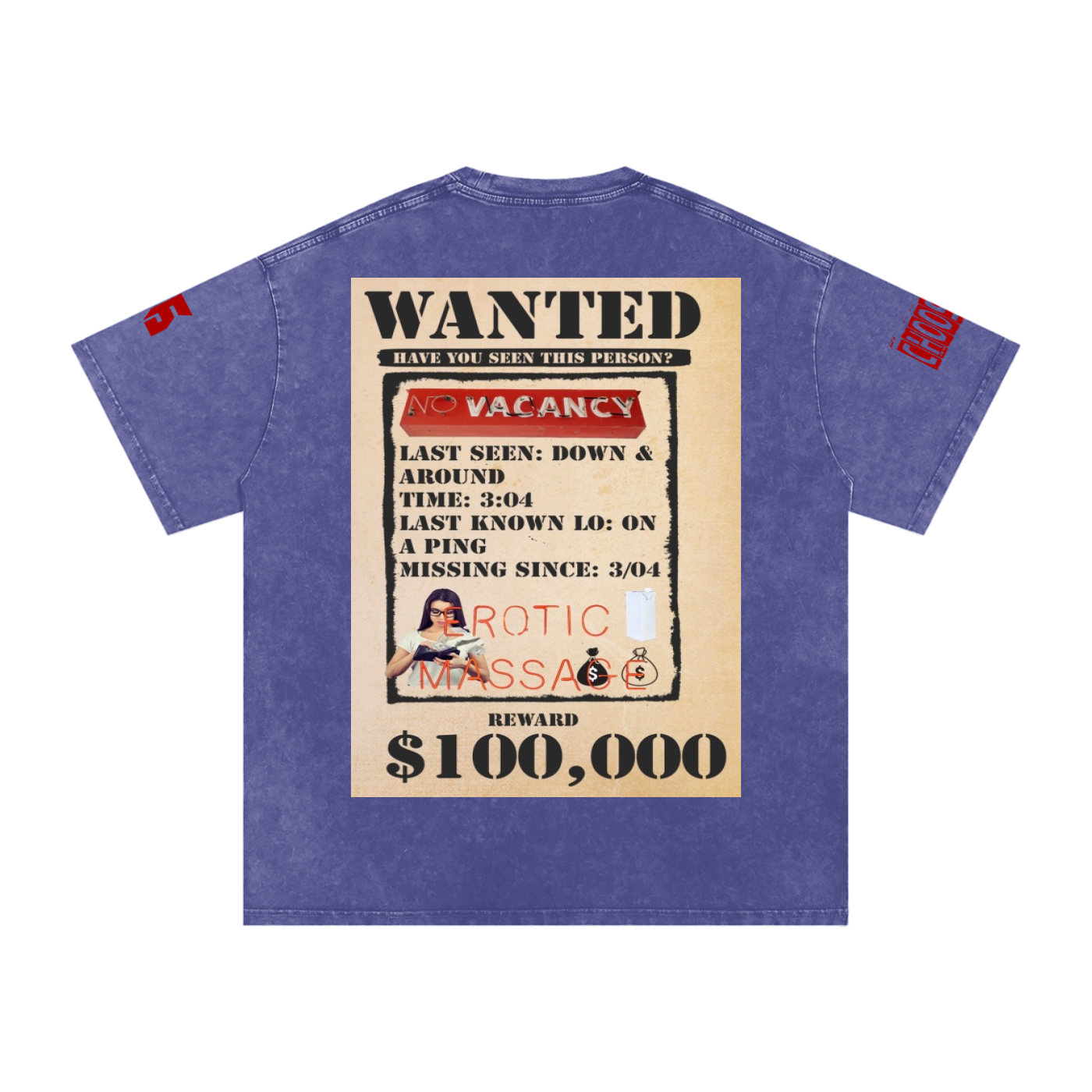 WANTED Oversized Cotton T-Shirt