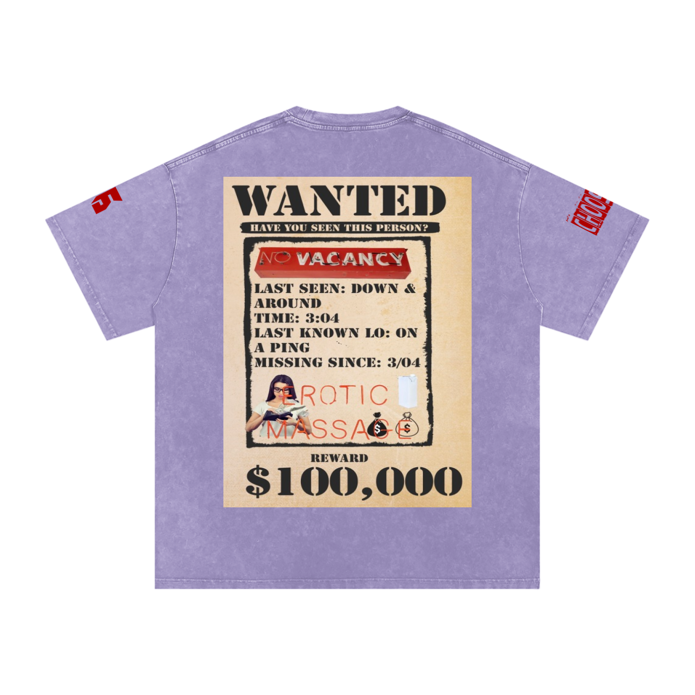 WANTED Oversized Cotton T-Shirt