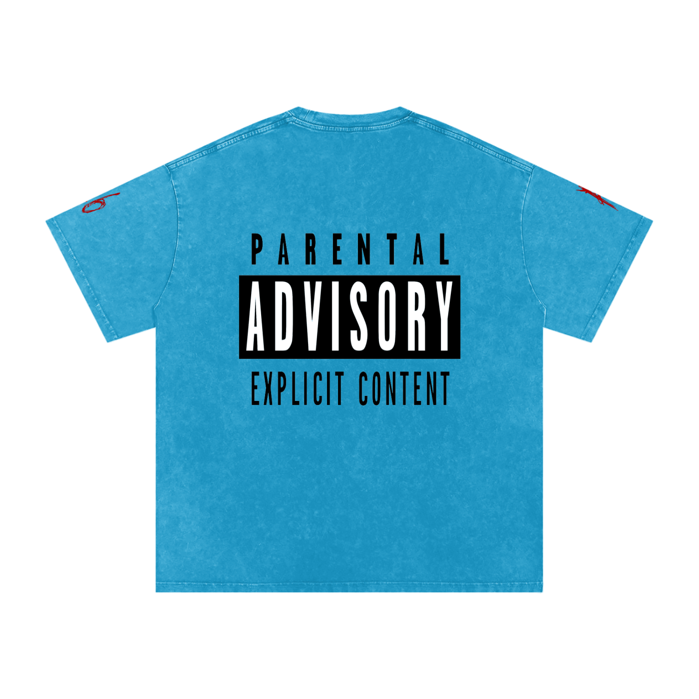 Asking4It Snow Washed Oversized Cotton T-Shirt
