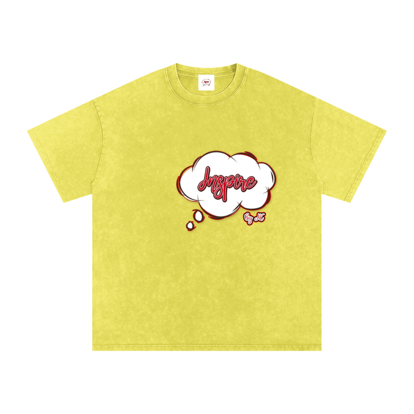 Inspire Snow Washed Oversized Cotton T-Shirt