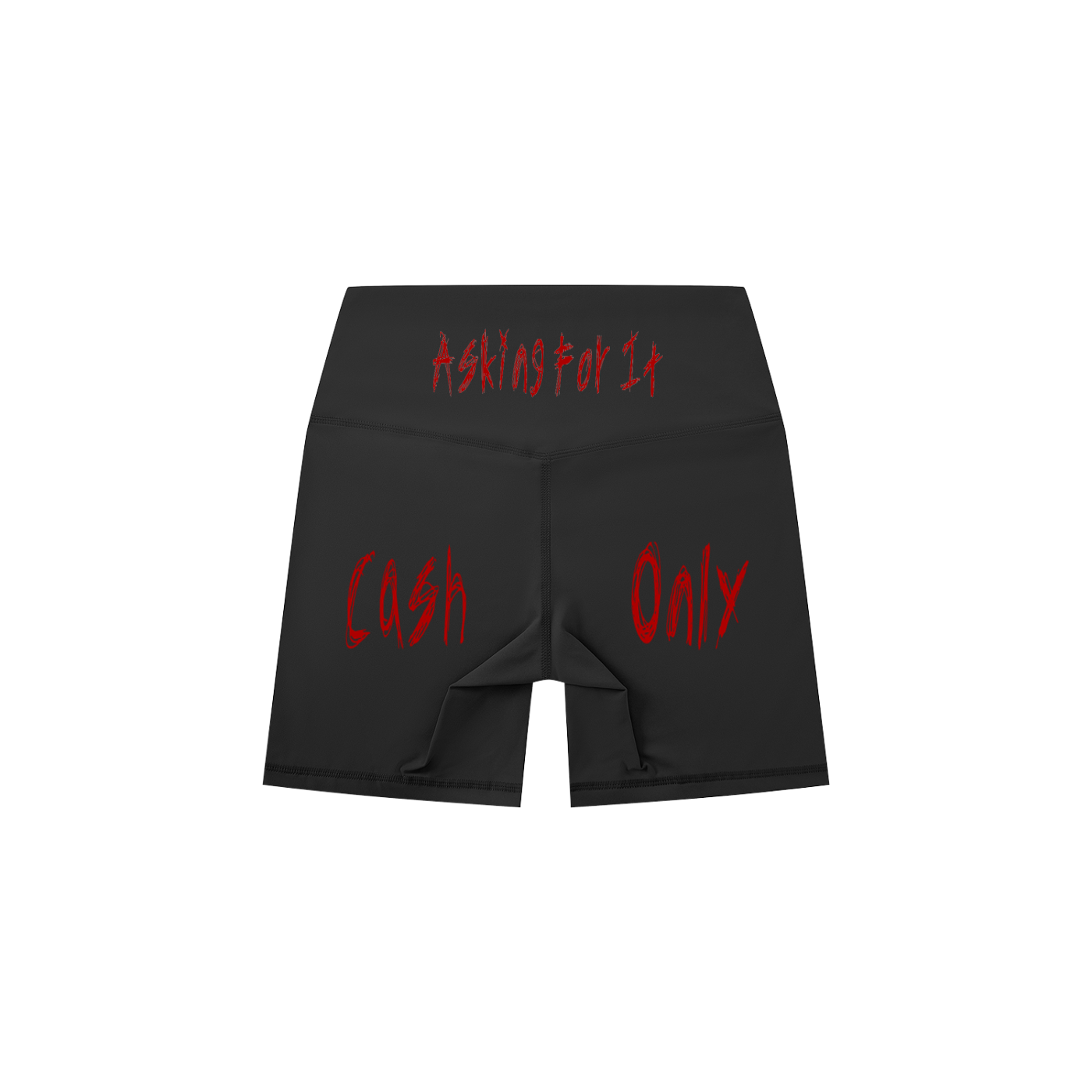 Askin4it Women's High-Waisted Biker Shorts