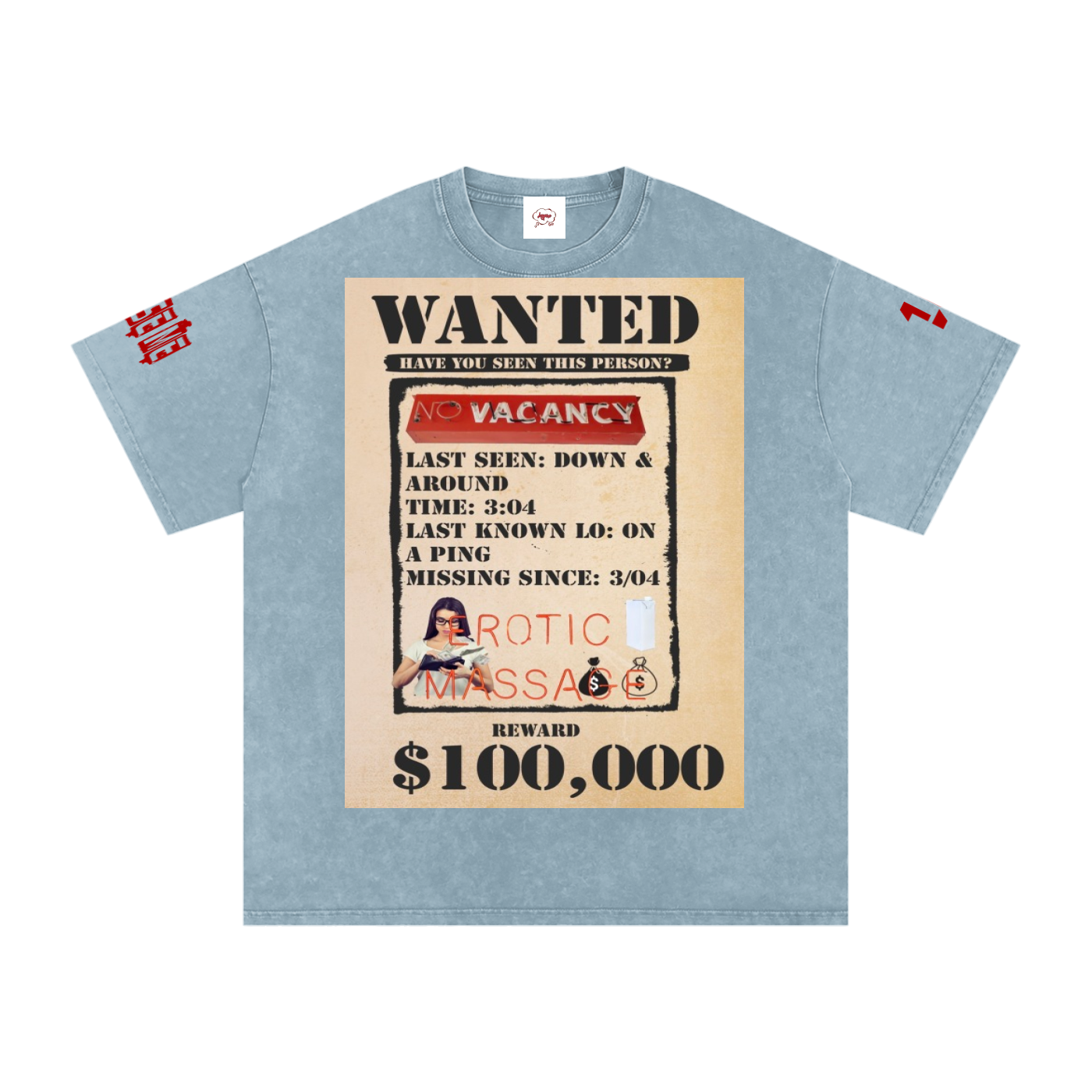 WANTED Oversized Cotton T-Shirt