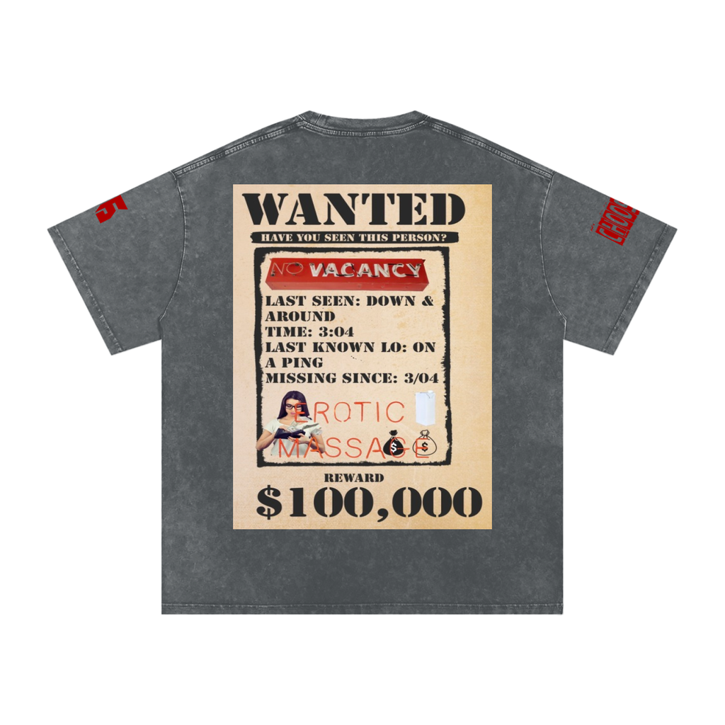 WANTED Oversized Cotton T-Shirt
